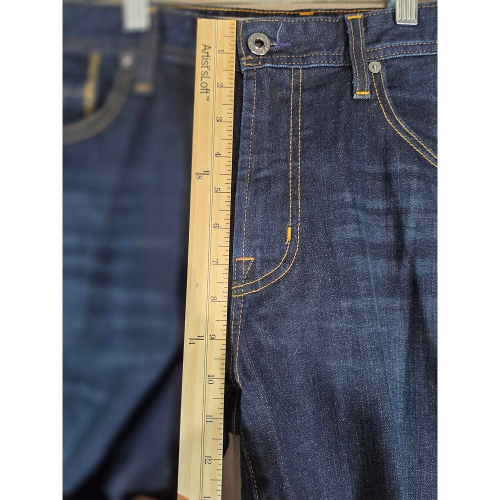 AG Adriano Goldschmied The Graduate Tailored Leg Dark Wash Jeans Mens 34 1174ALL - Picture 7 of 8